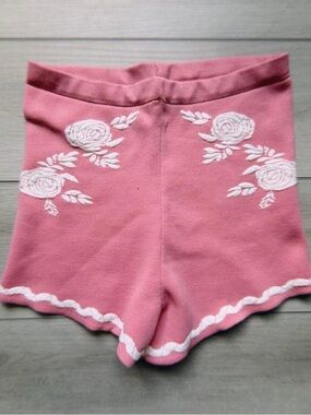 asos design embroidered shorts